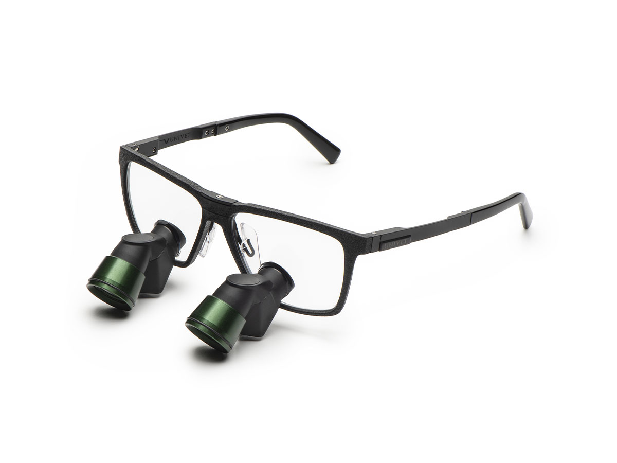 Dental Lupenbrille Univert ONE ERGO Advanced Black Edition