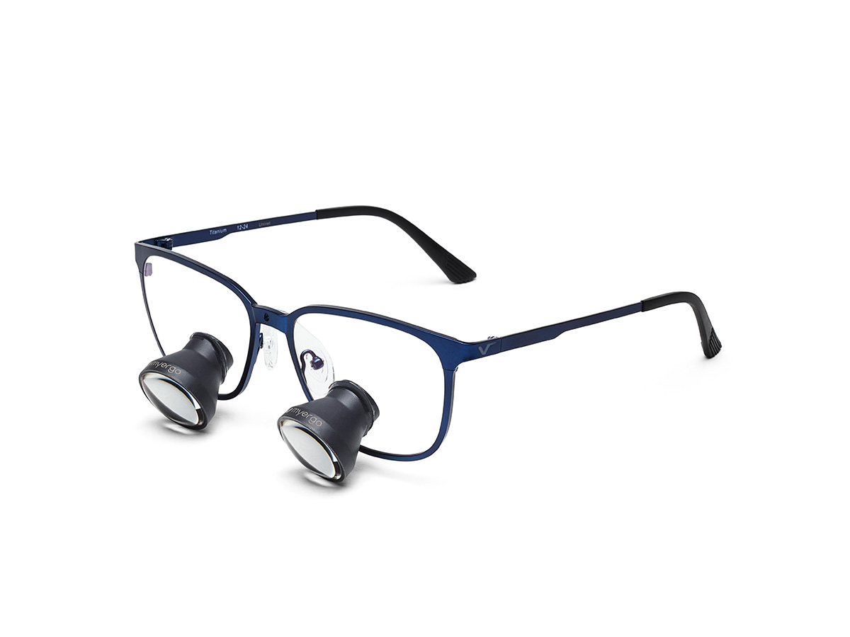 MyErgo Galilei TTL Lupe 2,5x500 mm REGENT (square) - blau