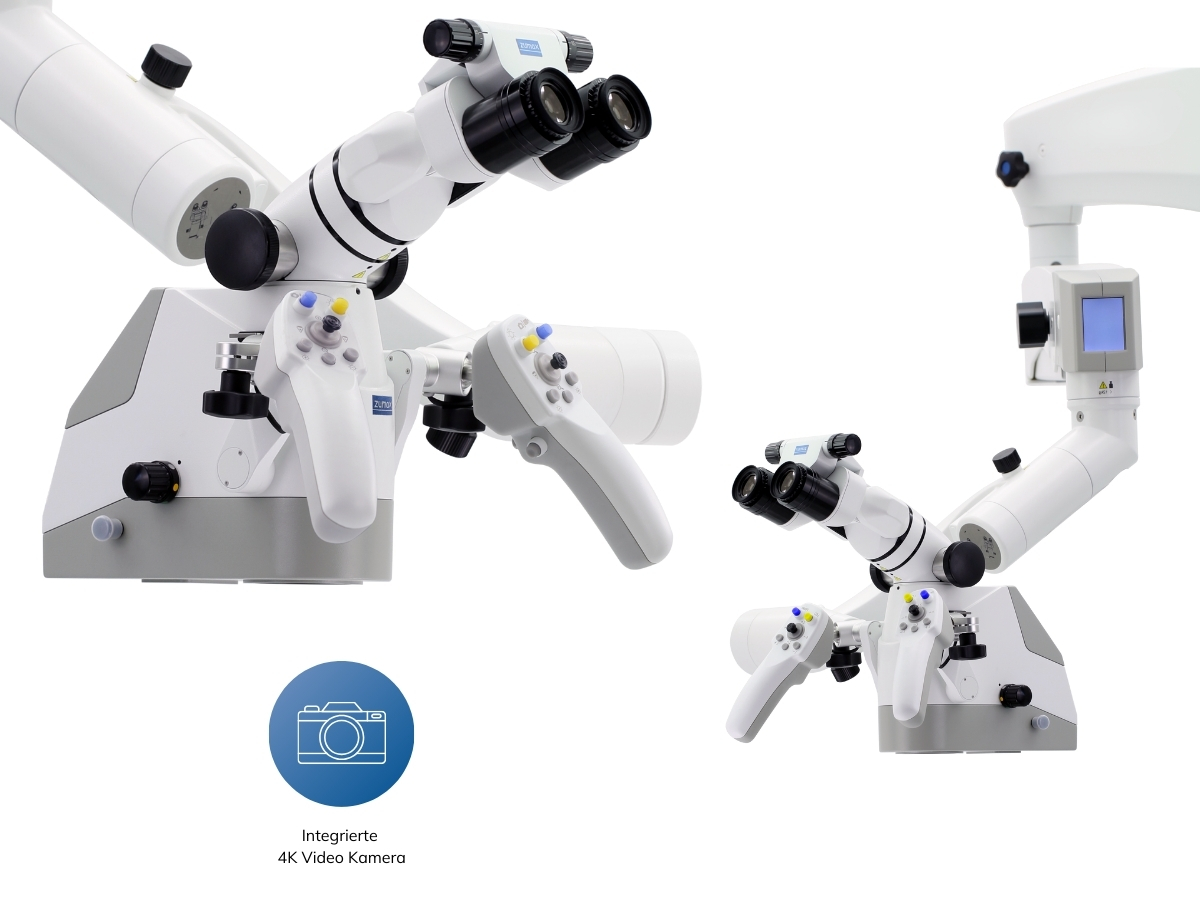 Mikroskop ElektroMag Pro (OMS3200 PRO) inkl. 4K Video Kamera - Wandhalterung