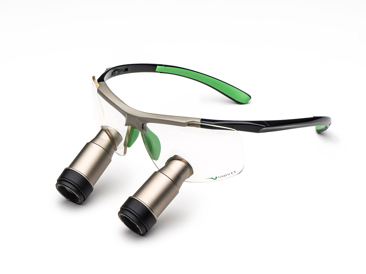 Prismatik XS TTL Lupe 5,0x300mm mit Gestell Techne RX schwarz/grün