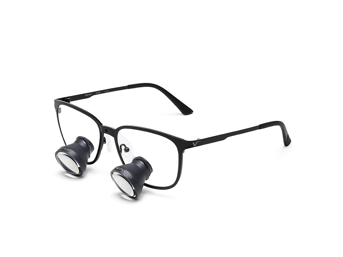 MyErgo Galilei TTL Lupe 2,5x500 mm REGENT (square) - schwarz