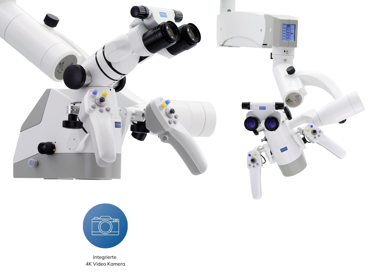 Mikroskop ElektroMag Pro (OMS3200 PRO) inkl. 4K Video Kamera - Deckenhalterung