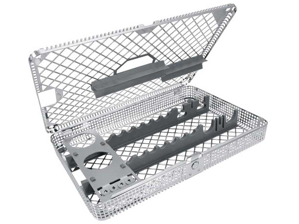 TOUCHGRIP - Waschrahmen mit Deckel und Boden 1/1 (275 x 178 x 37 mm) nach Hürzeler/Zuhr