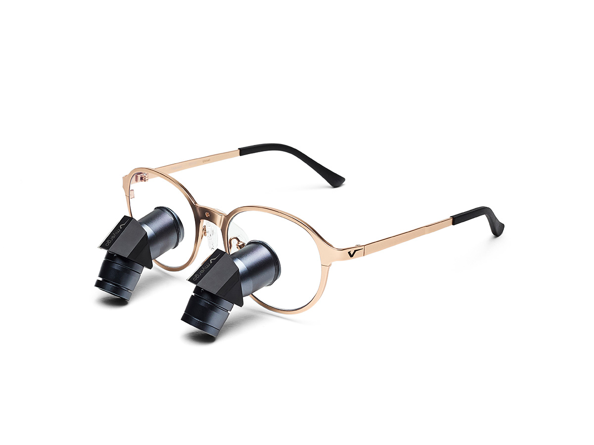 MyErgo TTL RFR. Lupe 3,5x450 mm SOHO (round) - rose gold