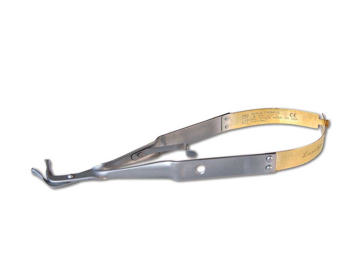 Feilenhalter aufrechtes Design, Federstahl 75° mit Thumlok #PCF-N-75-CHF/L