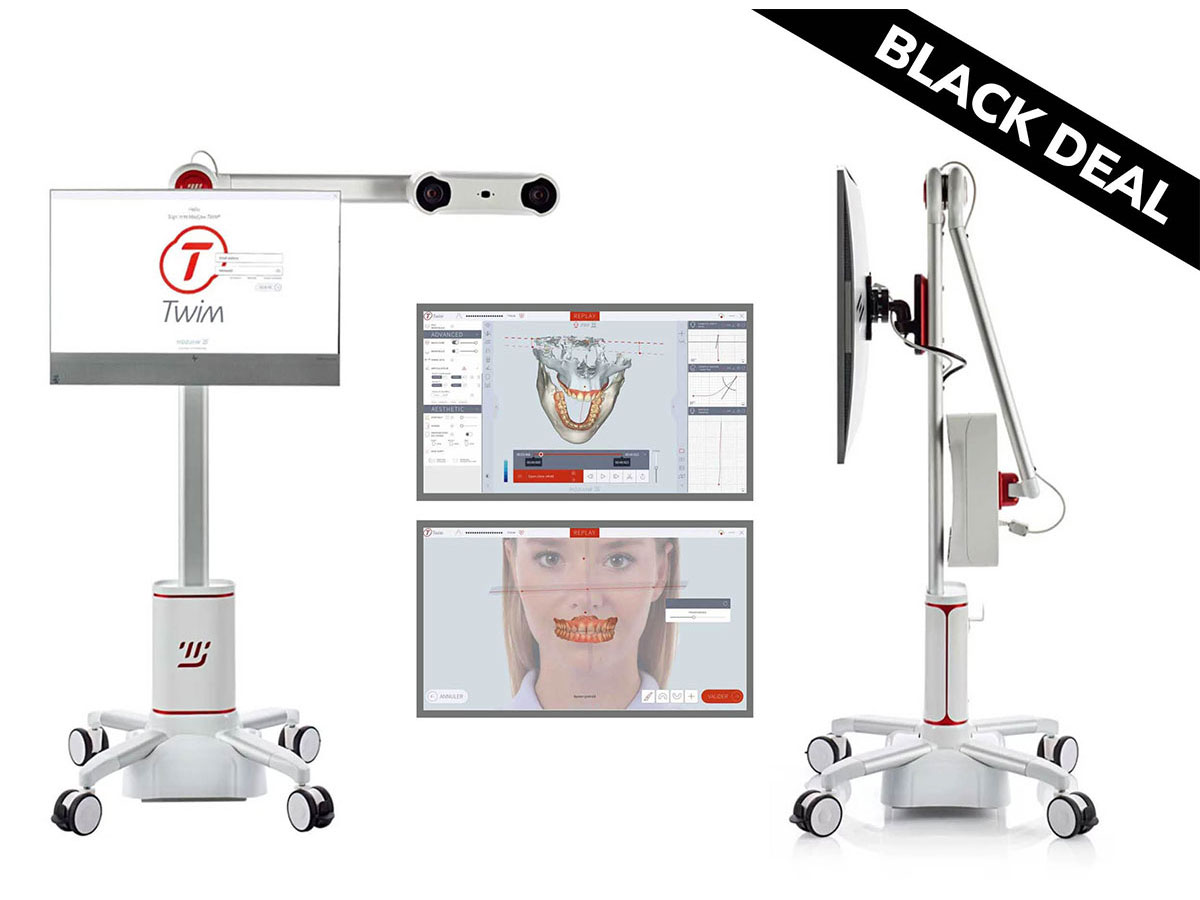 Modjaw Black-Deal-Set (Basisgerät mit Access-, Advanced-, Ästhetik-Software).