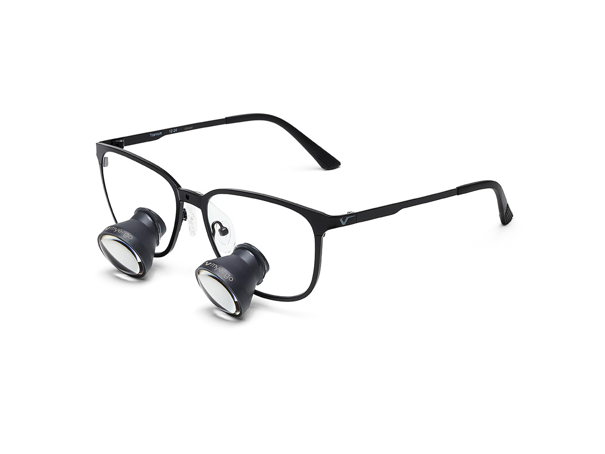 MyErgo Galilei TTL Lupe 2,5x400 mm REGENT (square) - schwarz